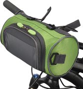 Fietstas stuurtas met smartphone houder – waterdicht – Fiets tas stuur – Smartphone houder fiets – T/M 6.2 inch - groen