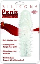 Silicone Penis Extension - Clear - Sleeves -