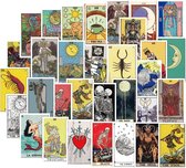 Mix van 60st Tarot Cartoon Stickers