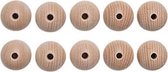 Set de Perles en bois 10 pièces 15 mm