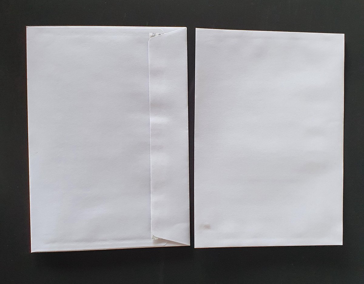 Office Depot Enveloppen EA5 80 g/m² Wit Zonder Venster Kleefstrip 50 Stuks