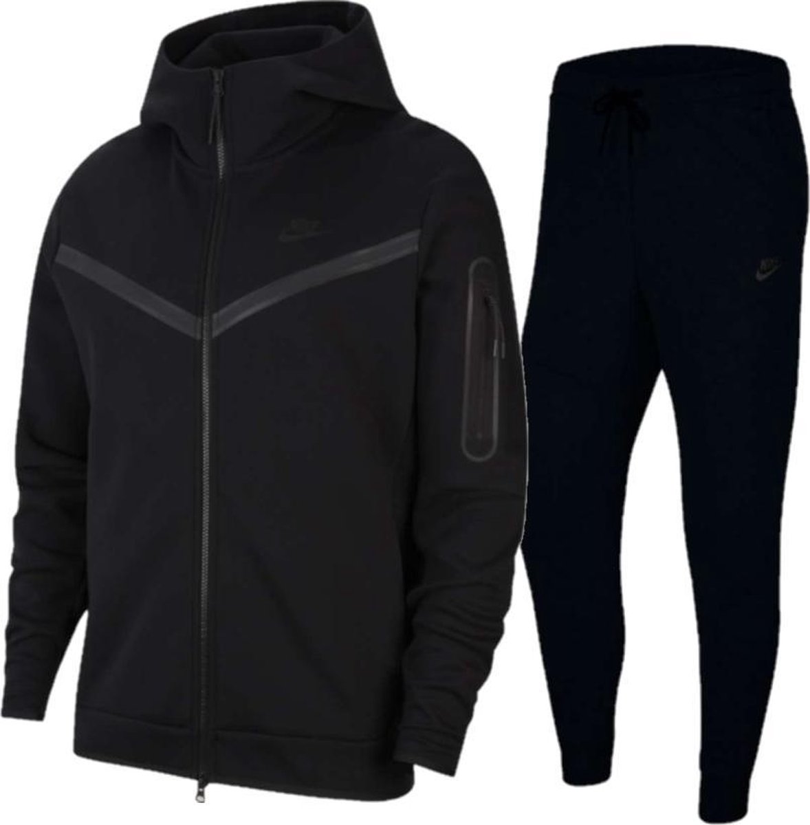 Nike tech fleece trainingspak heren grijs hotsell