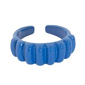 Candy ring - Blauw - Met schattige details - Verstelbaar