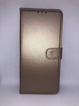 Samsung A12 Luxury Wallet Case met pasjes (Goud)