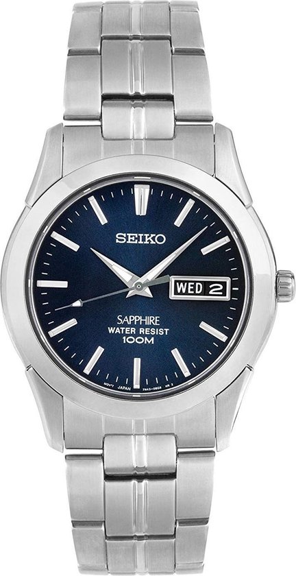 Beter Bezem Zeggen Seiko SGG717P1 Heren Horloge - 36 mm | bol.com