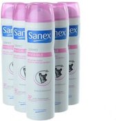 Sanex Deodorant Spray Dermo Invisible / Anti Marks - Voordeelverpakking 6 x 150 ml