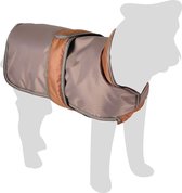 Honden Winterjas Dakota - Bruin - 72 - 80 cm x 45 cm