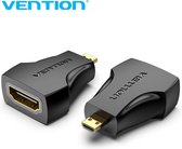 Vention Micro HDMI naar HDMI Adapter - Full HD 1080P - Gold-Plated Connectors