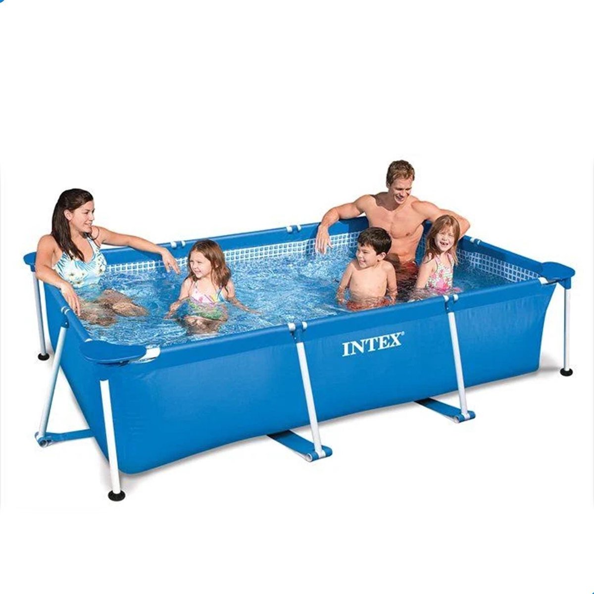 Intex Family Frame Zwembad 300x200x75cm inclusief Afdekhoes - Afdekzeil — afbeelding 6
