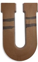 Joe & Mien Ambachtelijke Chocolade letter 'U' - Melk - 1 x 200 gram