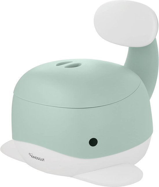 Kindsgut Kinderpotje, WC, kindertoilet, babypotje, toilet/potje, kindvriendelijk walvisdesign en discrete kleuren, toilettraining, roze