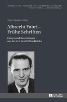 Albrecht Fabri - Frühe Schriften