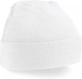chapeau d'hiver blanc| bonnet tricoté classique en 30 couleurs différentes| tricot à deux couches