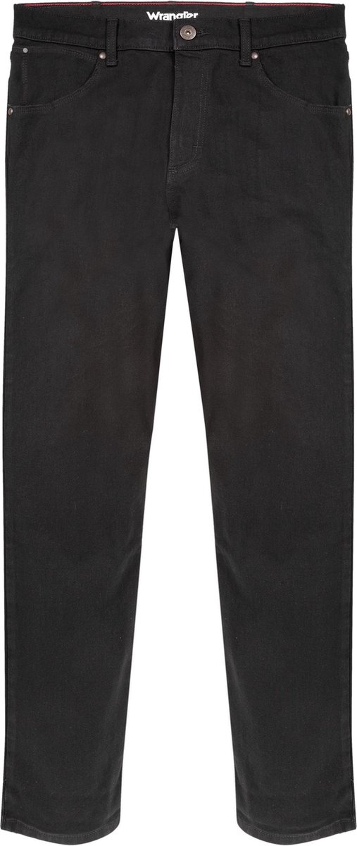 Wrangler REGULAR BLACK RINSE mannen JEANS maat 40 X 30