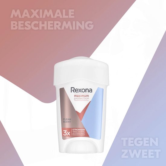 Rexona Women Maximum Protection Clean Scent Anti-transpirant Stick - 45 ml  | bol.com
