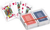 Cartamundi Speelkaarten 42 X 63 Mm Karton Rood/blauw 2-delig