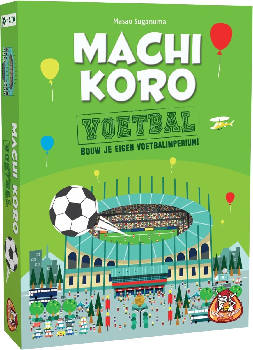 White Goblin Games - Machi Koro Voetbal - familiespel - 2 tot 4 spelers - 30 minuten - Vanaf 8 jaar