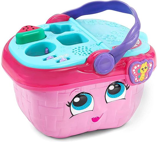 VTech Vormenpret Picknickset - Cadeau Kinderen - Educatief Baby Speelgoed - Vormen, Kleuren, Etenswaren & Reacties - Cadeau - 1 tot 4 Jaar