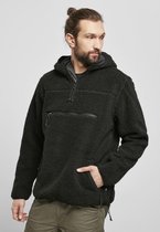 Urban Classics Pullover/trui -S- Teddyfleece Worker Zwart