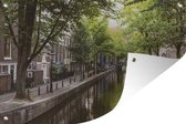 Tuinposter - Tuindoek - Tuinposters buiten - Rust aan de Prinsengracht van Amsterdam - 120x80 cm - Tuin