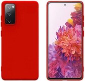TF Cases | Samsung Galaxy A41 | Backcover | Siliconen | rood | High Quality