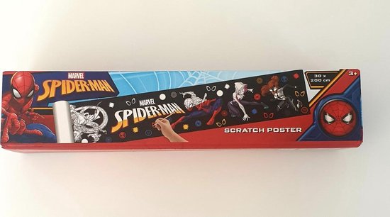 Spiderman Scratch Poster 30 x 200 cm 