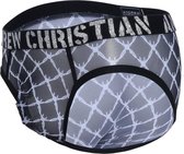 Andrew Christian - Barbed Wire Sheer Brief - Maat L - Heren Slip - Erotisch heren ondergoed