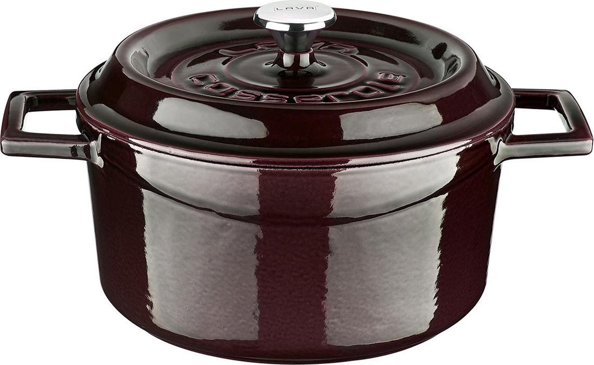 Lava Gietijzeren Braadpan - Inductie Braadpan - Gietijzer Braadpan - Ø 20 cm
