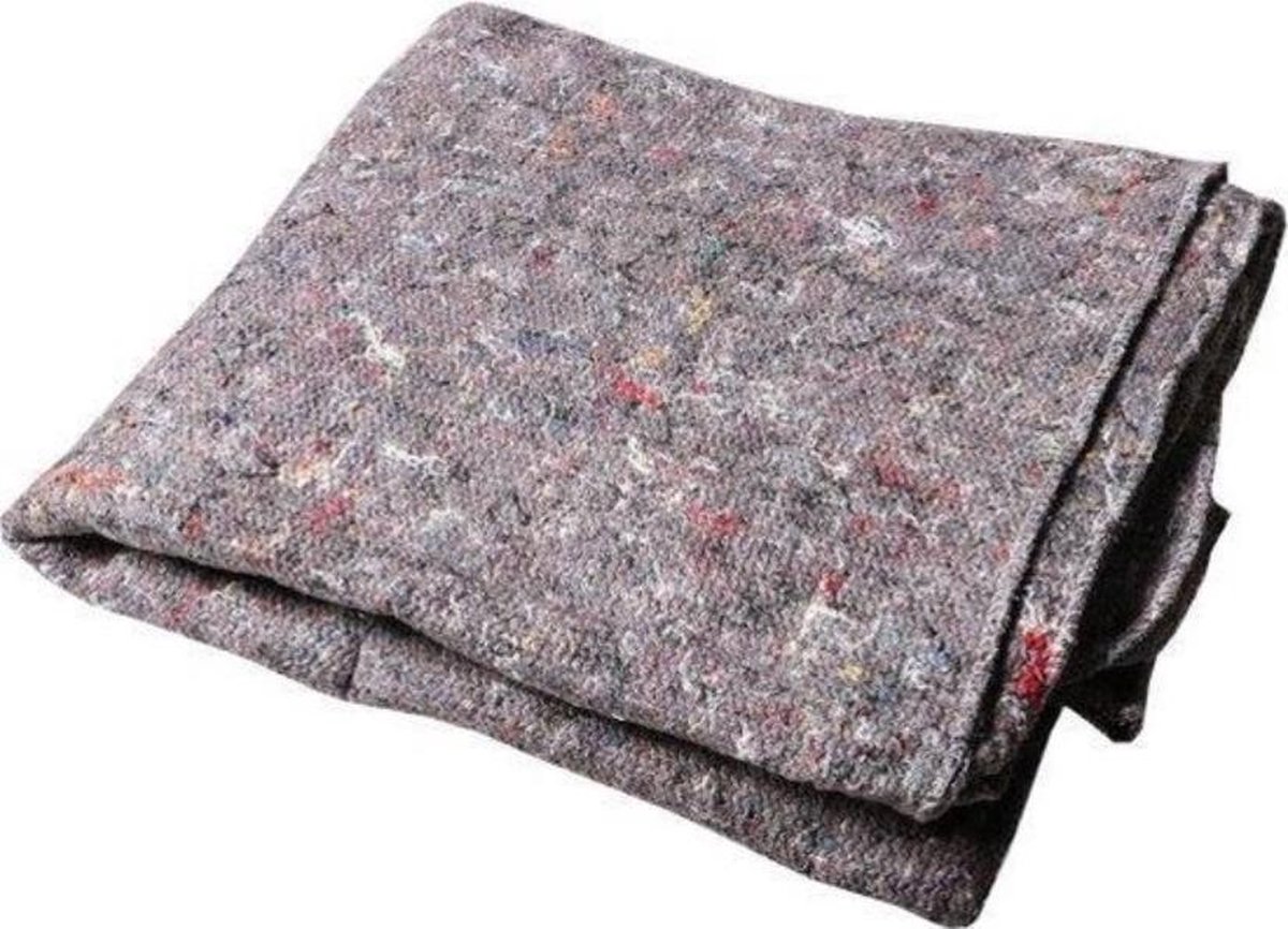 Premium Verhuisdekens x 2 - Opslagdeken - Bescherming - DE standaard in verhuizen - 150 x 200 CM - Extra sterk - Gerecycled Materiaal - Bescherm uw spullen - Voor inpakken opslag en verhuizen - Deken - Kwaliteit