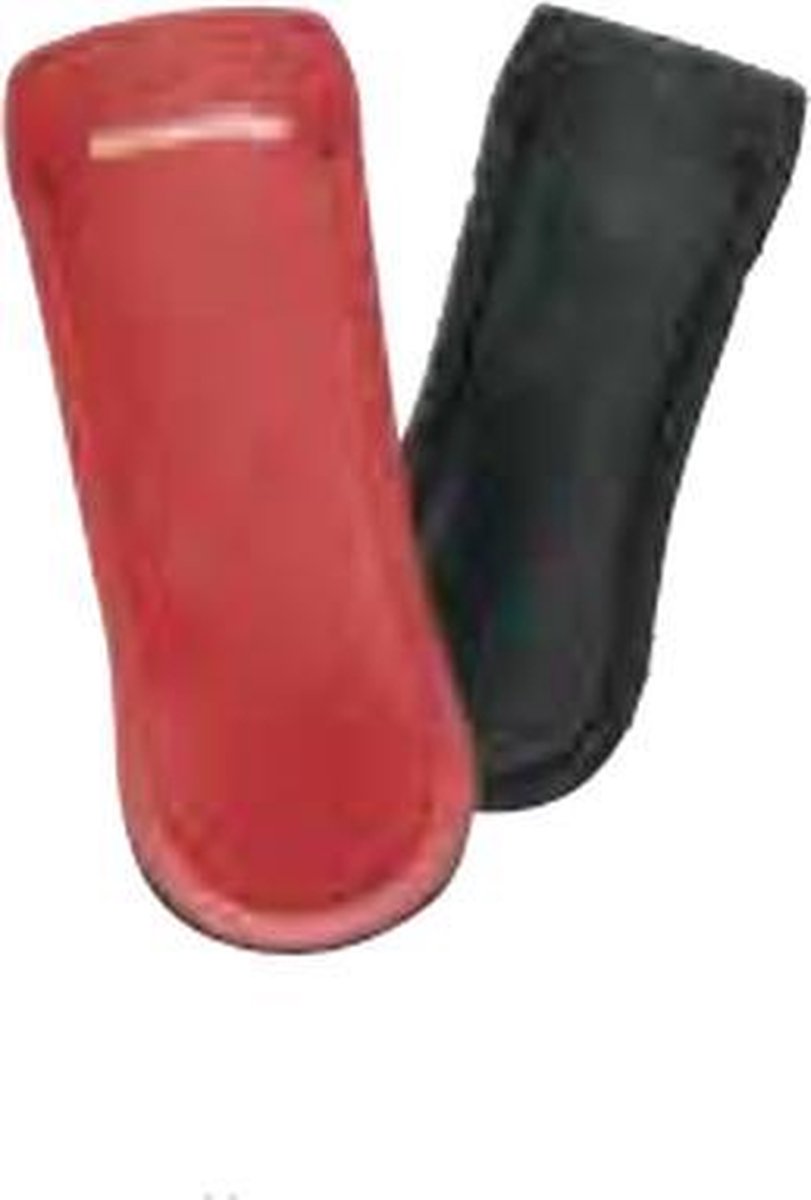 KitchenGrips - FLXAprene pannenlap - pannenhouder - neopreen - 2 stuks - rood/zwart