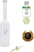 DÉA Ultra Premium Olijfolie in Luxe fles - Gratis Luxe Schenktuit - 100% Biologisch - Geperst in 2021 - EFSA Certificaat - Sicilie - 500ML - Extra Vierge Olijfolie Fles