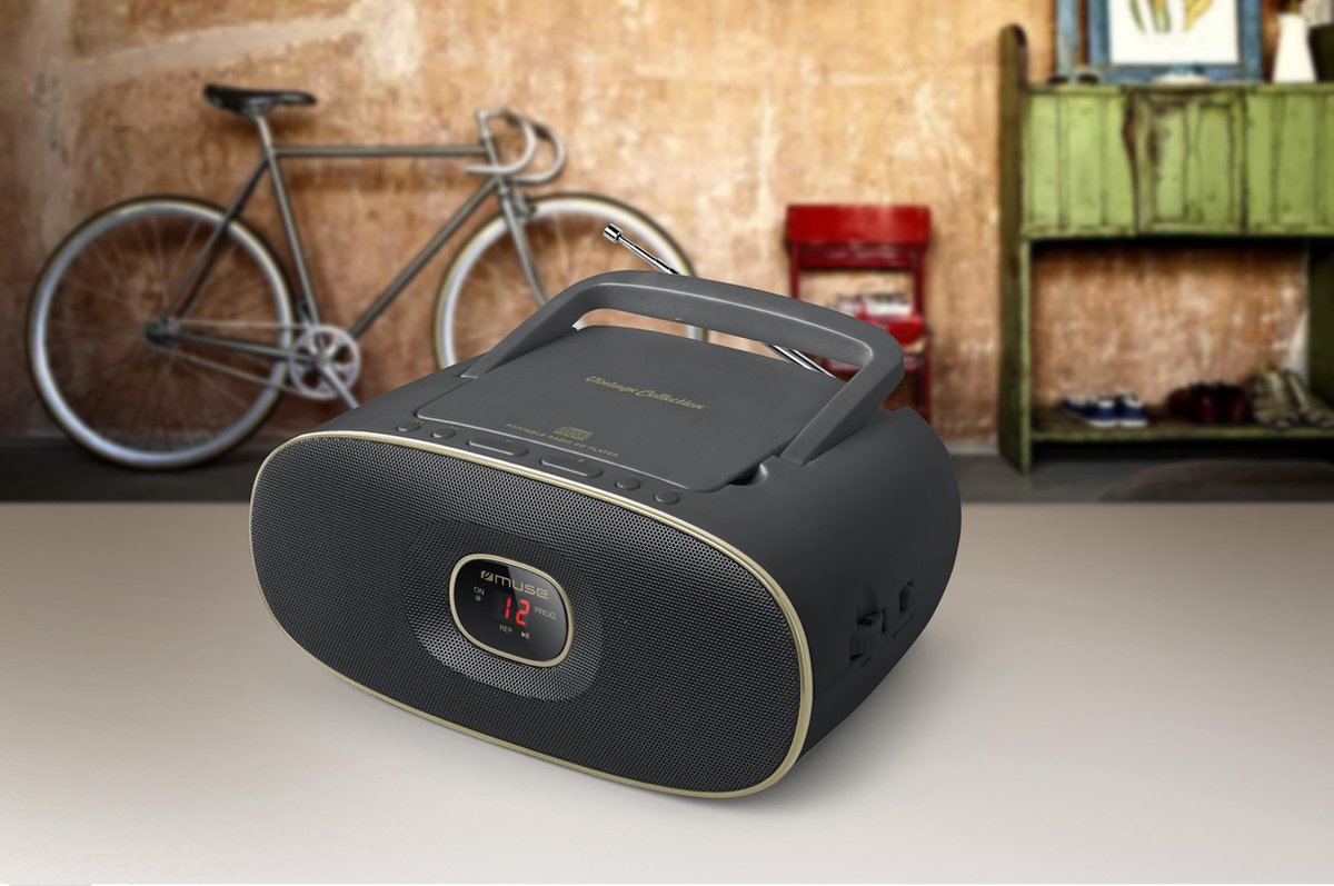 Muse MD-202VT - Compacte Radio/CD Speler thumbnail 3