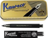 Kaweco - Cadeauset - SKETCH vulpotlood - 5.6 - Zwart - Vintage Bewaarblikje
