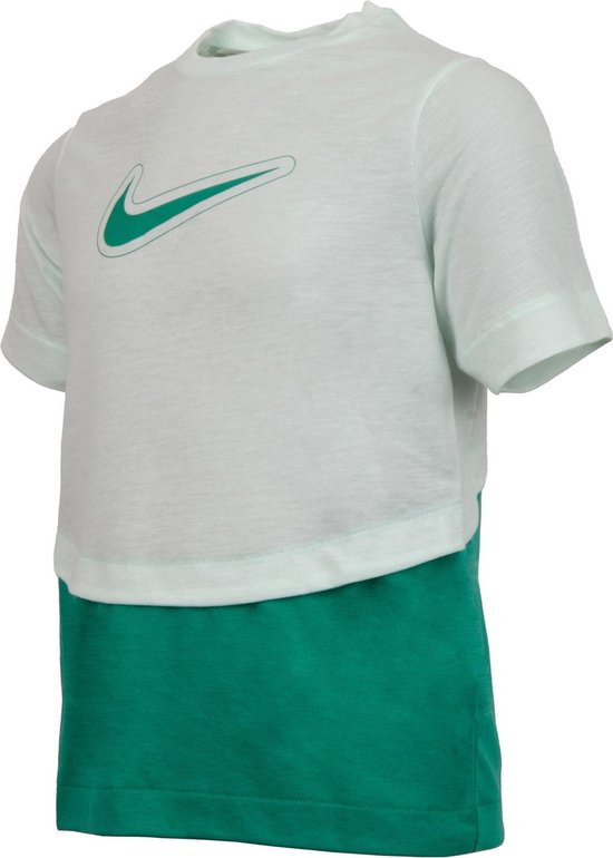 Nike Dri-FIT Trophy Sportshirt - Maat 140 - Meisjes - Licht groen/Groen  M-140/152 | bol.com