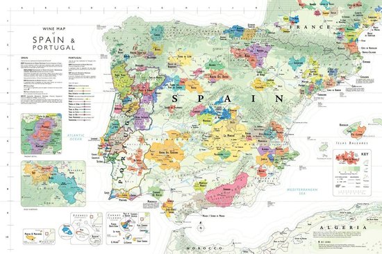 Carte des vins Espagne & Portugal