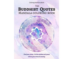 The Buddhist Quotes Mandala Coloring Book