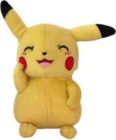 Pluche Pikachu knuffel knipoog 30 cm - Pokemon knuffels - Speelgoed voor kinderen