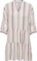 Only ONLDORRIE 3/4 TUNIC Cloud Dancer Apple Butter Dames Jurk - Maat 34