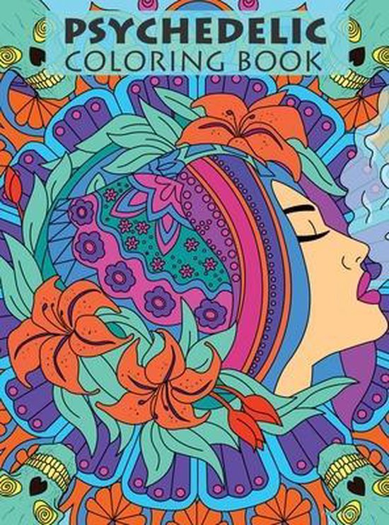 Psychedelic Coloring Book For Adults - cover