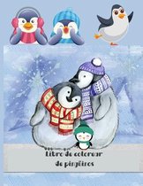 Libro de colorear de pinguinos
