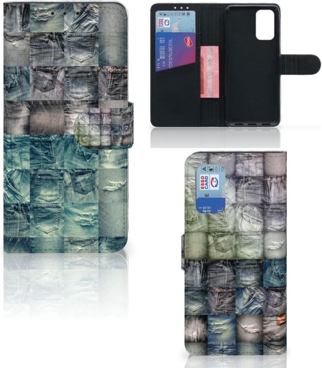 Wallet Case met Pasjes Samsung Galaxy A32 4G Spijkerbroeken