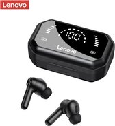 Lenovo LP3 Pro - Draadloze Oordopjes - Active Noise Cancelling - Oplaadetui met Digitaal Display - Ondersteuning voor Opladen van Mobiele Telefoons - PowerBank 1200 mAh - Bluetooth