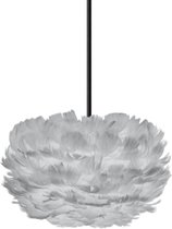 Umage Eos Mini hanglamp light grey - met koordset zwart - Ø 35 cm