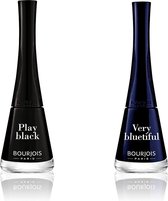 Bourjois 1 Seconde - Nagellak - Kleurensetje - Donker - 2 Stuks