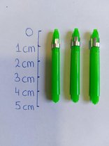 Shaften plastic - groen - 10 sets (30 stuks)- In between