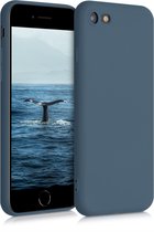 kwmobile telefoonhoesje geschikt voor Apple iPhone SE (2022) / SE (2020) / 8 / 7 - Hoesje voor smartphone - Precisie camera uitsnede - In leisteen