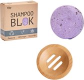 LAVENDEL shampoobar + Bamboe zeephouder in cadeauverpakking