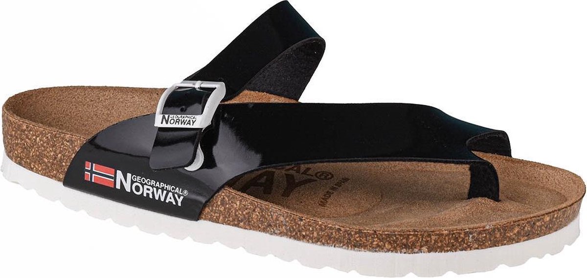 Geographical Norway Sandalias Infradito Donna GNW20415-35 Vrouwen Zwart teenslippers