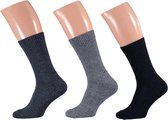 Apollo Sportsokken Basic Heren Katoen Blauw Maat 36-41