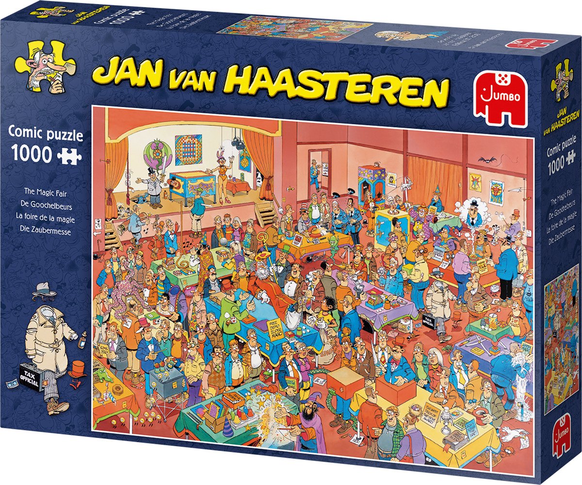 Jan van Haasteren - De Goochelbeurs - 1000 stukjes puzzel — afbeelding 9